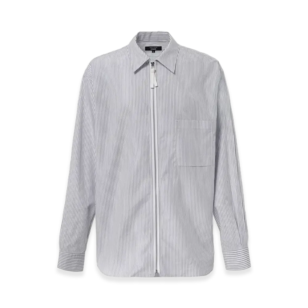 COMME des GARCONS HOMME Cotton Stripe Zip-Up Shirts "Stripe"