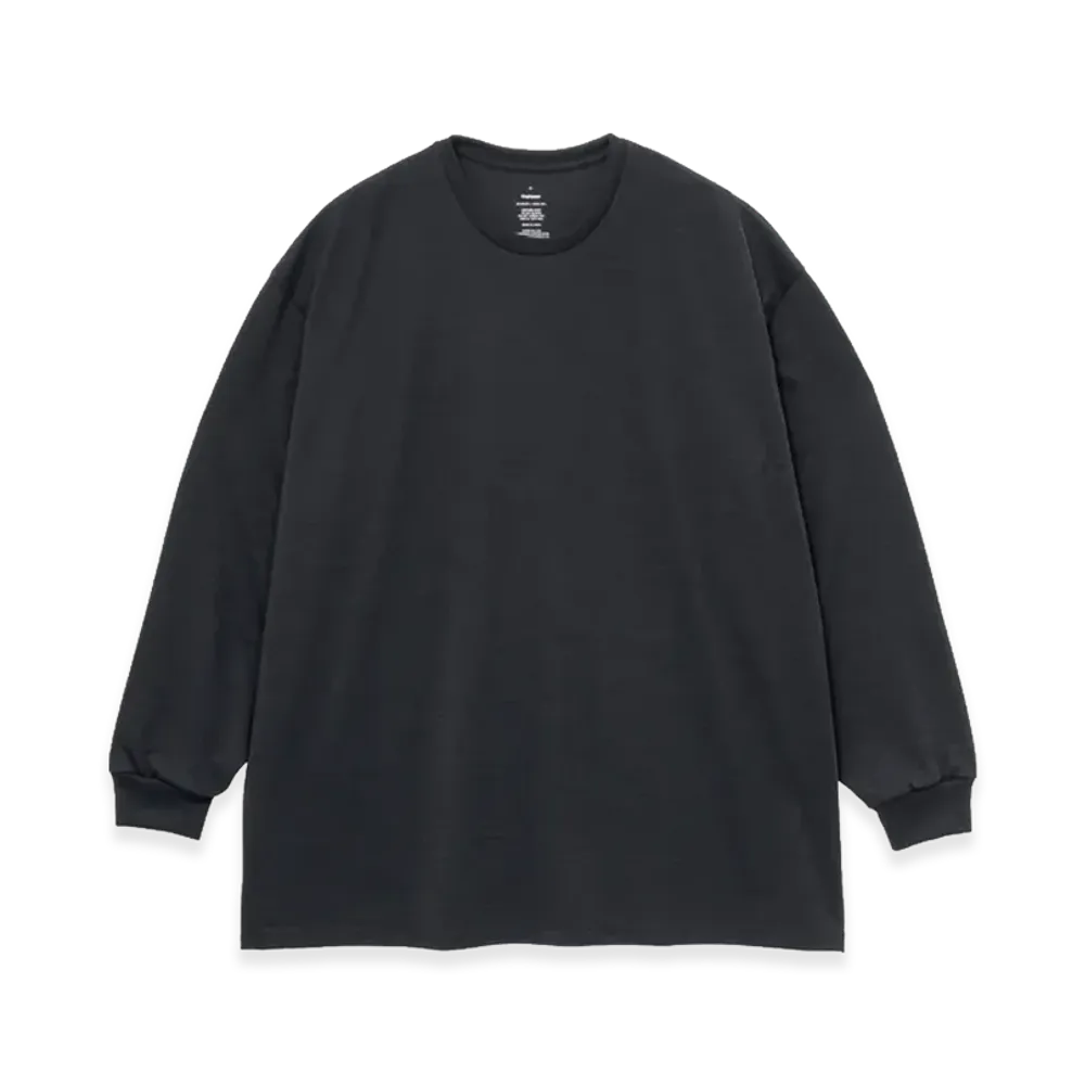 Graphpaper Wool Cordura L/S Tee "Black"