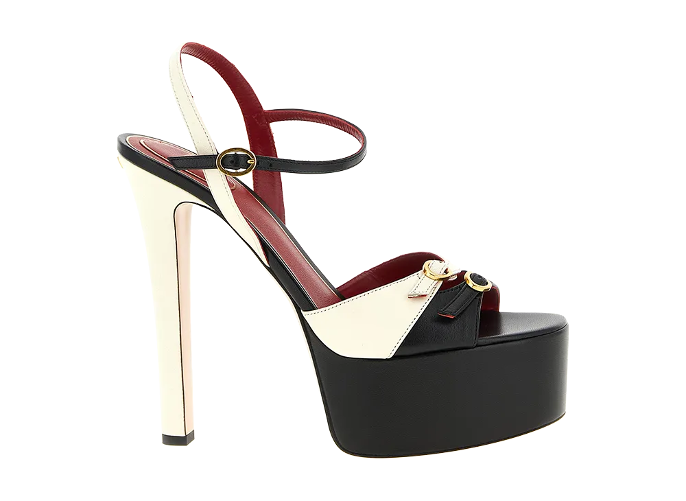 Valentino Garavani Women's crasher Sandals "White/Black"