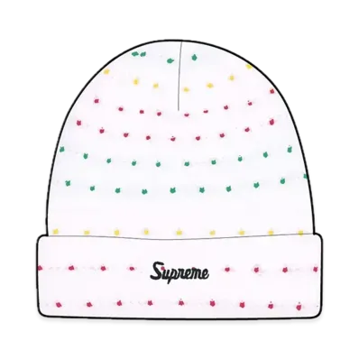 Supreme Loose Gauge Beanie "White Multi" (23FW)