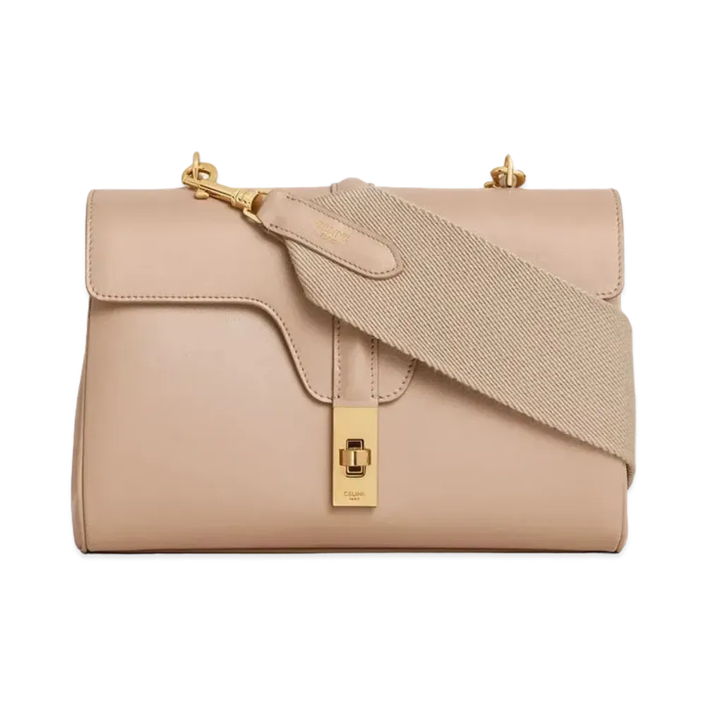CELINE Teen Soft 16 In Smooth Calfskin "Safari"