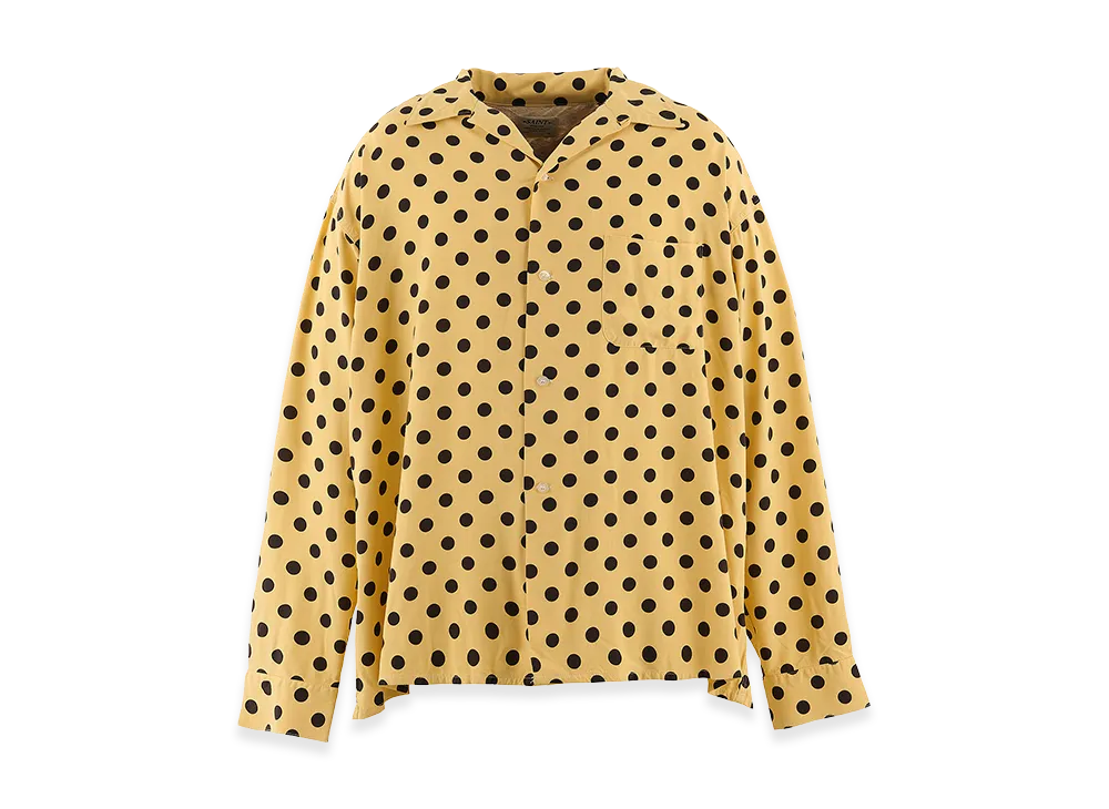 SAINT Mxxxxxx Rayon Shirt Dot "Yellow"
