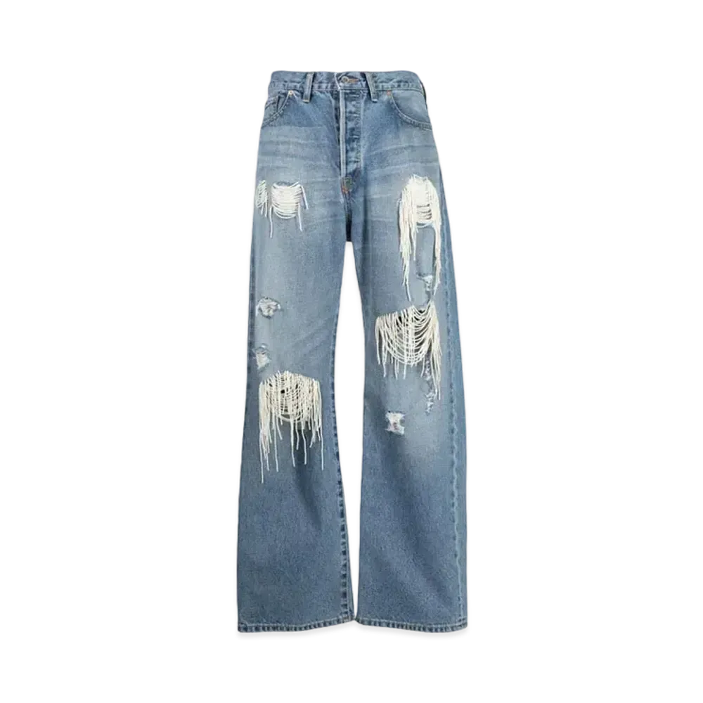 doublet Damag Wide Jeans "Denim"