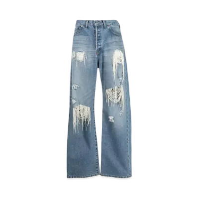 doublet Damag Wide Jeans "Denim"
