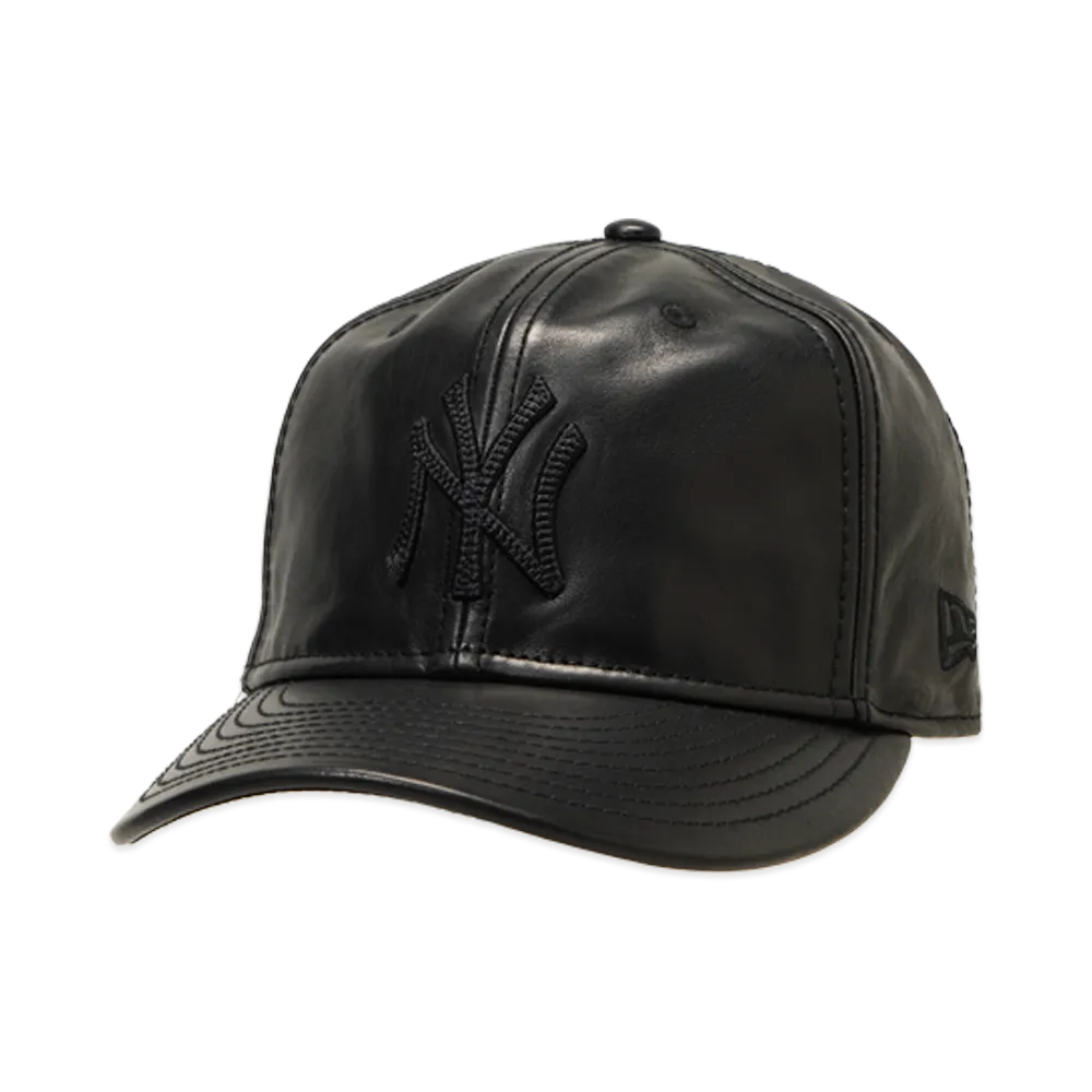 BEAMS x NEW ERA / PC-9Fifty Leather Cap "Black"