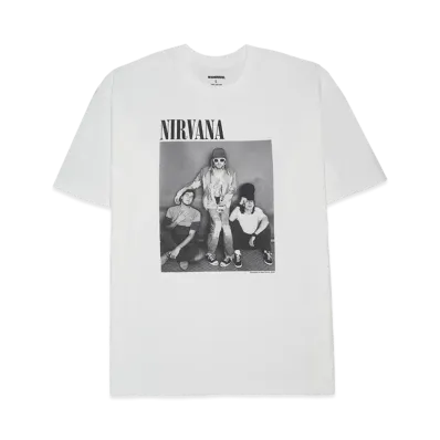 NEIGHBORHOOD x NIRVANA x Jesse Frohman . Tee SS "White"