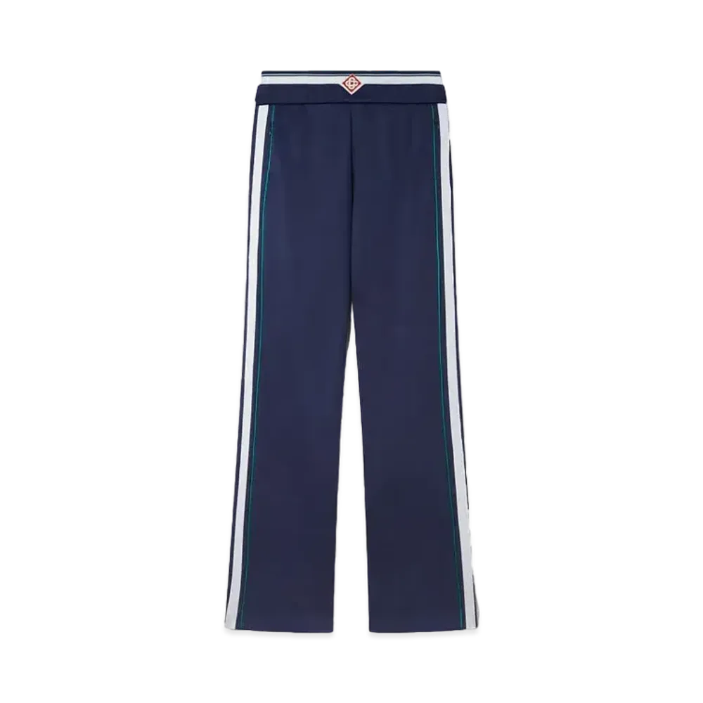 Casablanca Ribbed Track Pants "Navy"