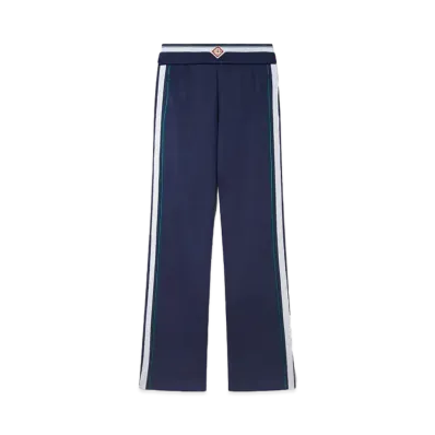 Casablanca Ribbed Track Pants "Navy"