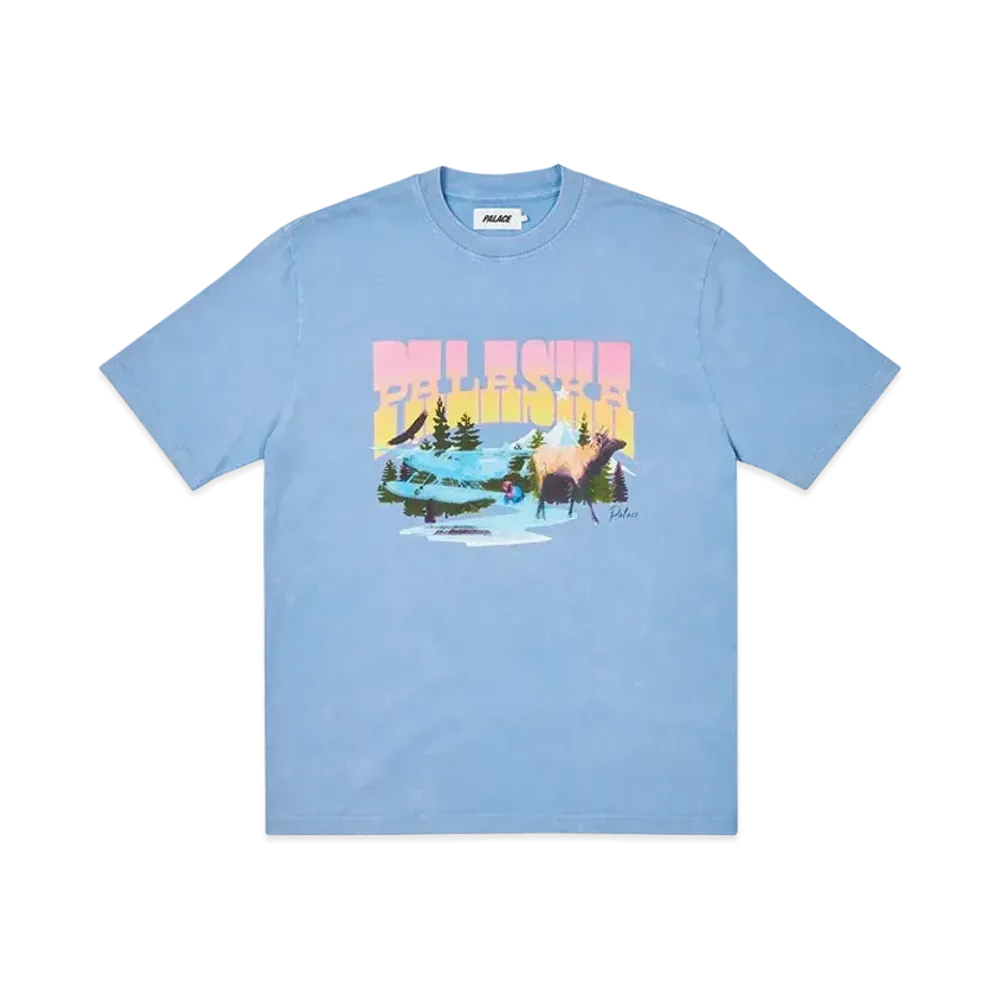 PALACE PALASKA DYE T-SHIRT "Blue"