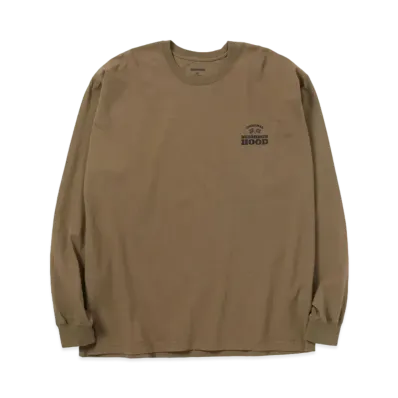 NEIGHBORHOOD NH Tee-2 LS . CO "Olive Drab"