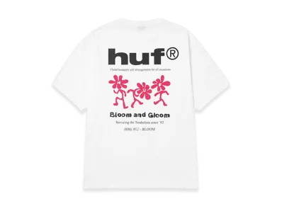 HUF Bloom & Gloom Tee "White"