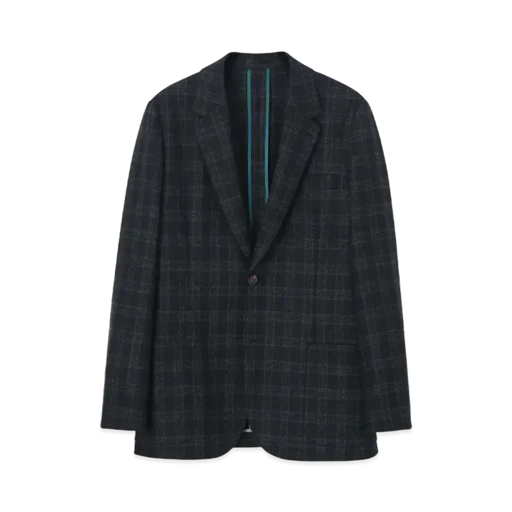 Paul Smith Vintage Check Single 2B Jacket "DarkGreen"