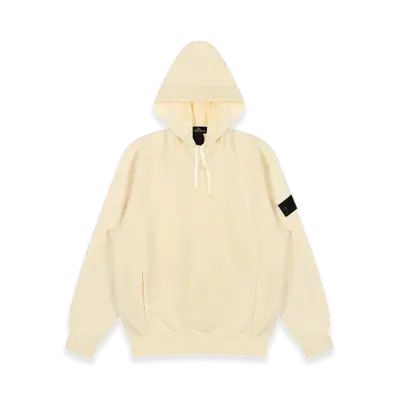Stone Island Shadow Project 60219 Embroidery Cotton Fleece Hooded Sweatshirt - 23SS "Cream"