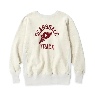 Champion TRUE TO ARCHIVES Sweatshirt "Silver Gray Maroon"