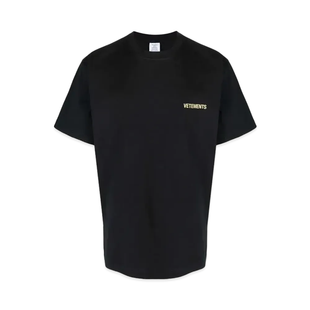 VETEMENTS Logo T-shirt "Black"