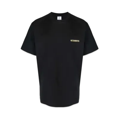 VETEMENTS Logo T-shirt "Black"