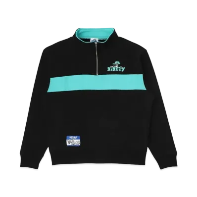 9090 x centimeter Half-Zip Sweat "Black"