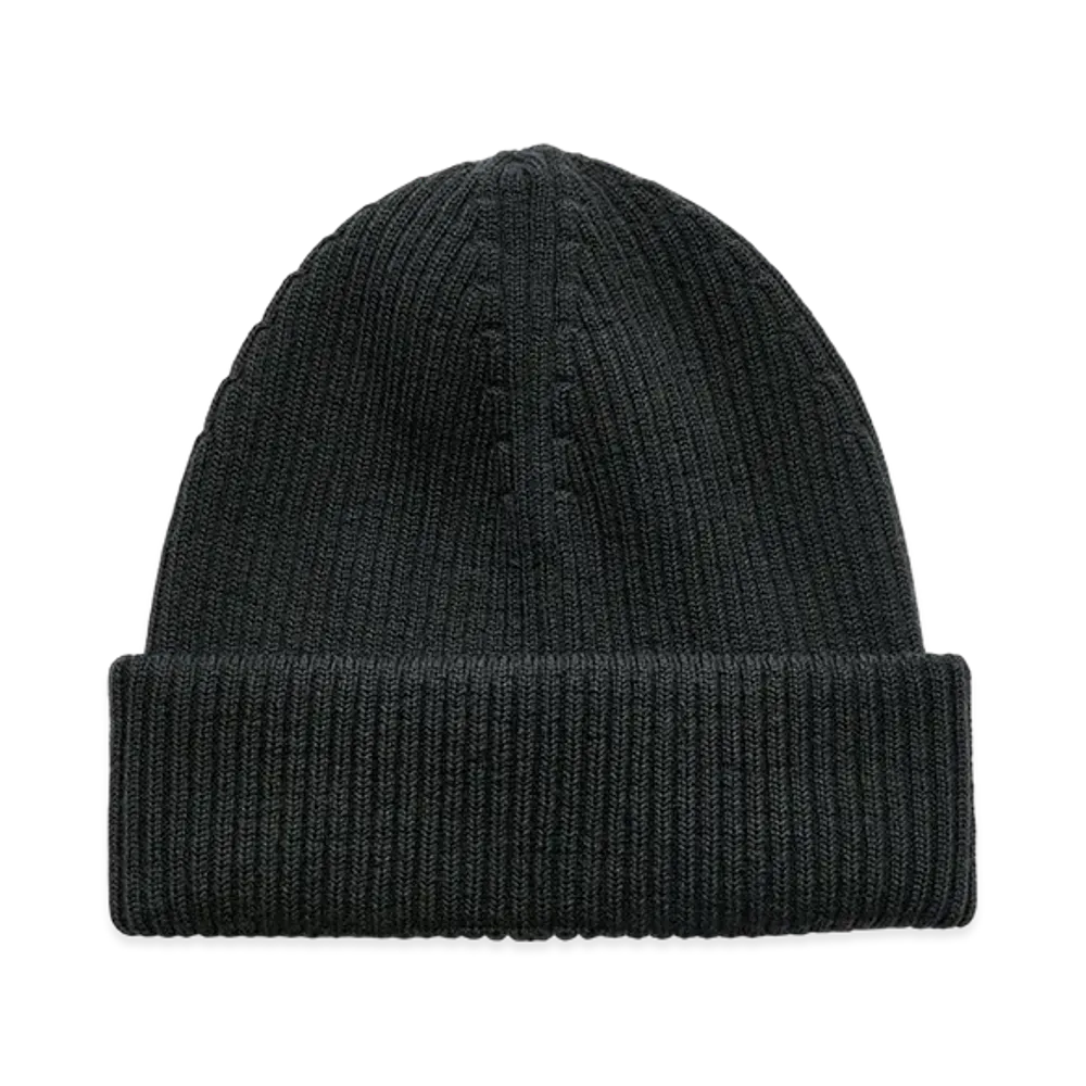 OUR LEGACY Knit Hat "Off Black Rustic Merino"