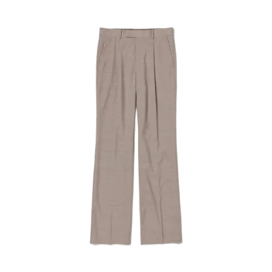 AURALEE Super Fine Tropical Wool Slacks "Top Grey Beige"