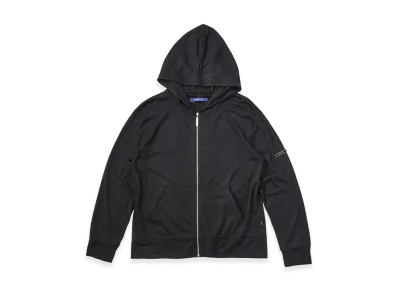 FEELS. Rayon Zip Up Hoodie "Black"
