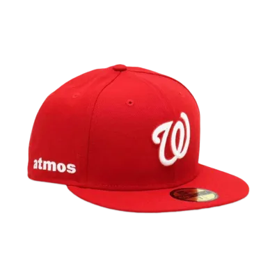 NEW ERA x atmos 59Fifty Washington Nationals Animal Undervisor "Scarlet"