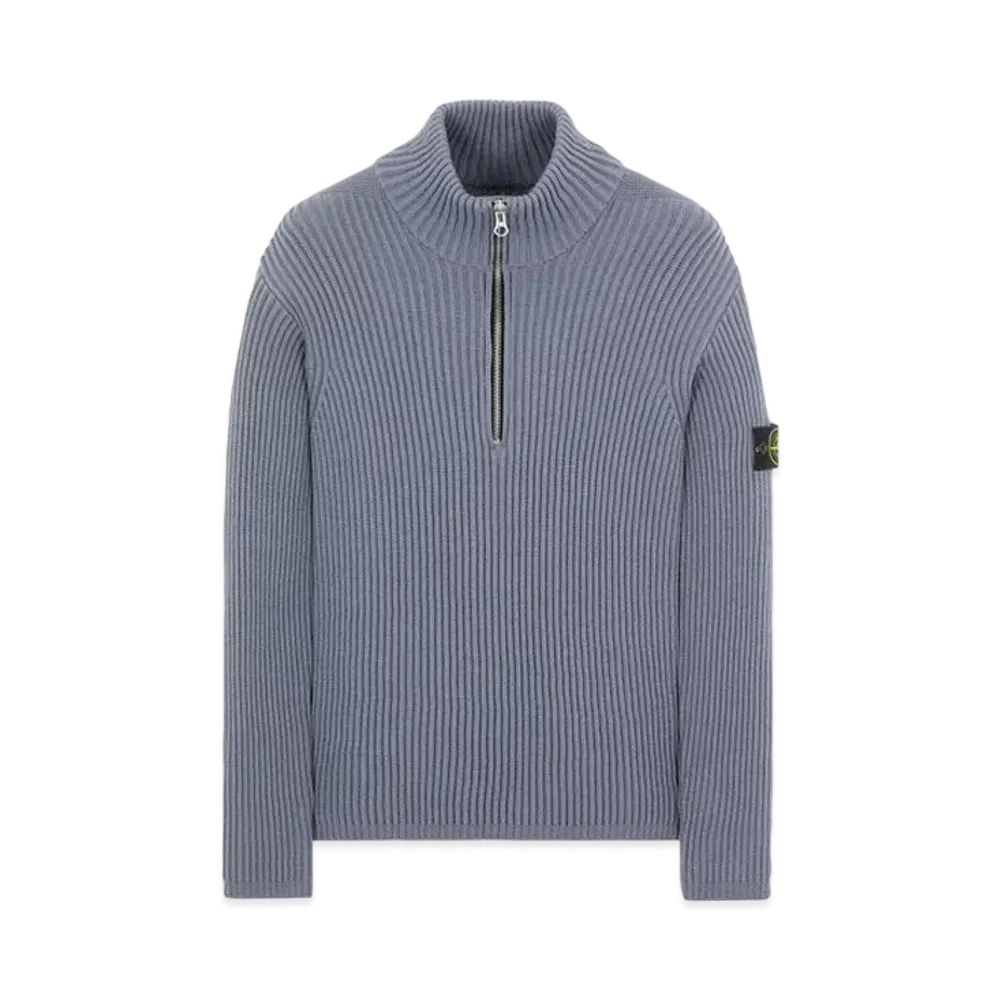 Stone Island 518C2 FULL RIB PURE WOOL "Pastel Blue"