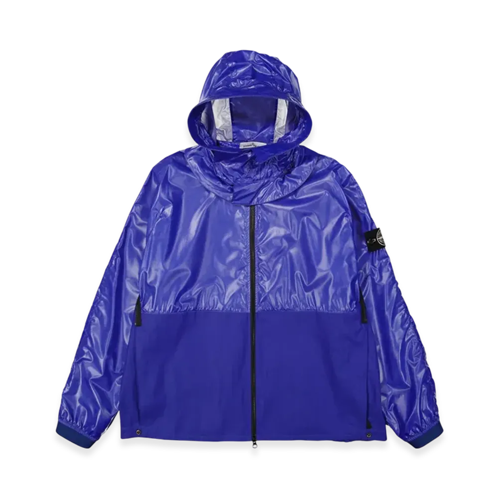 Stone Island 41599 Heat Reactive Lamy Cotton Linen Tela Jacket - 22SS "Bluette"