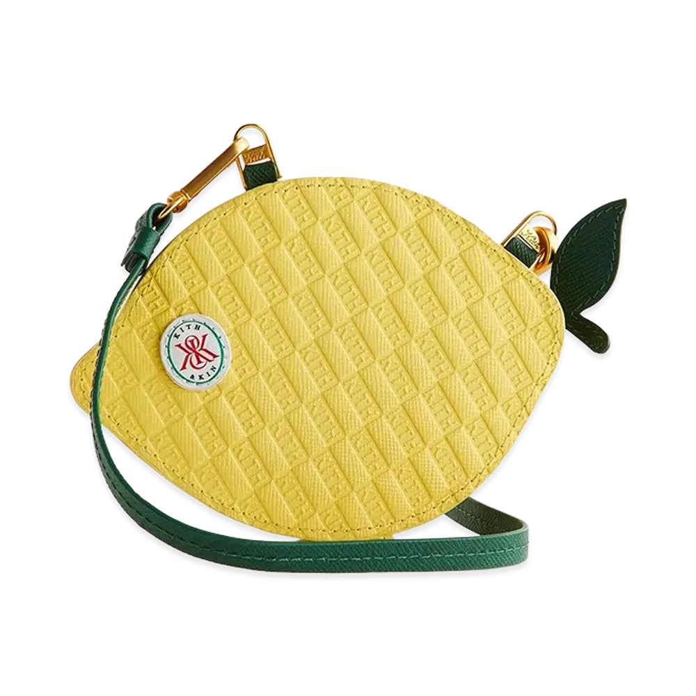 Kith Women's Leather Lemon Pouch "Spritz"