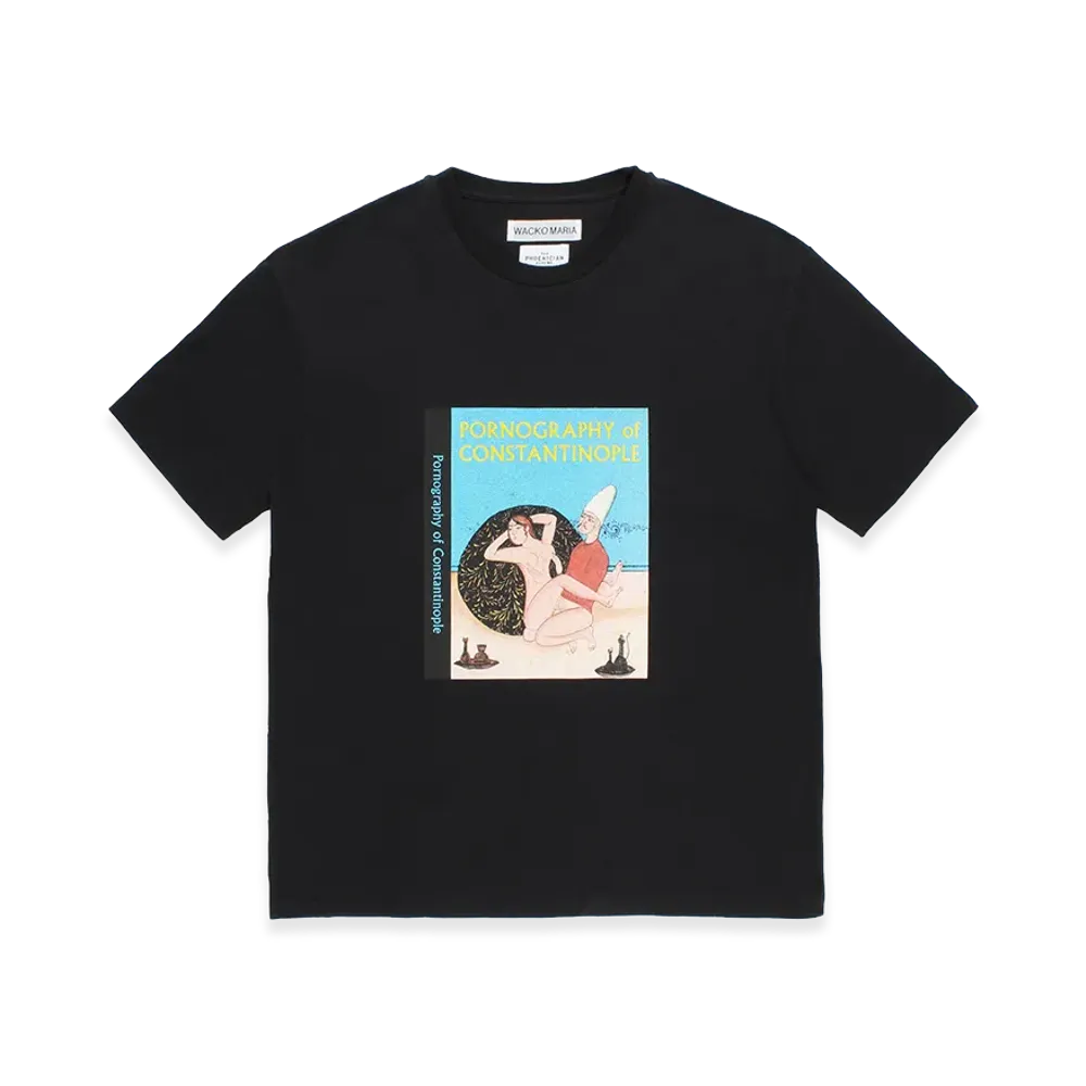 WACKO MARIA x The Phoenician Scheme Washed Heavy Weight T-Shirt "Black"