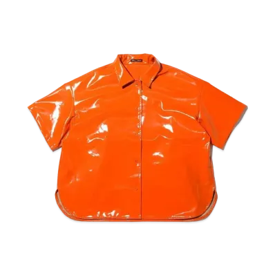 atmos pink x Riehata Enamel Big Shirt "Orange"