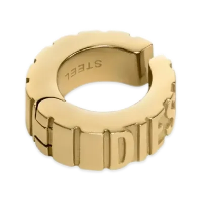 Diesel Dx1565710 Jewel Gold-Tone Stainless Steel Cuff Earring "Gold"