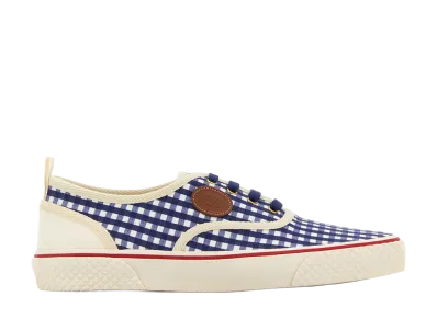 Valentino Garavani Printed Canvas Nojoke Sneakers "Checked"