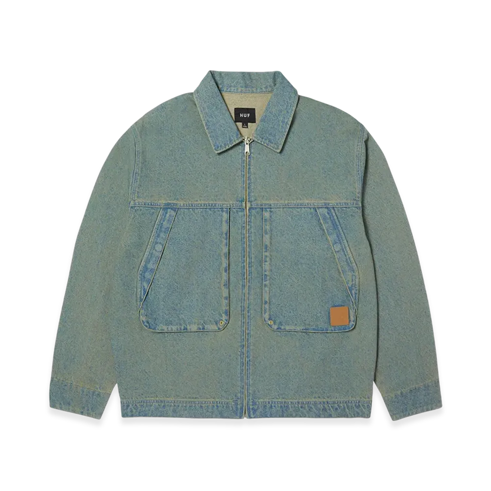 HUF WINTER 25 Dresden Denim Work Jacket "Indigo Earth"