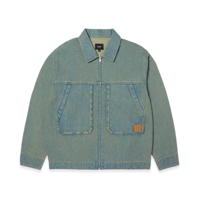 HUF WINTER 25 Dresden Denim Work Jacket "Indigo Earth"