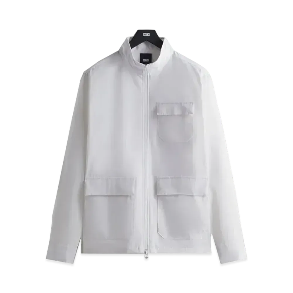 Kith Zip Front Lawton Jacket "White"
