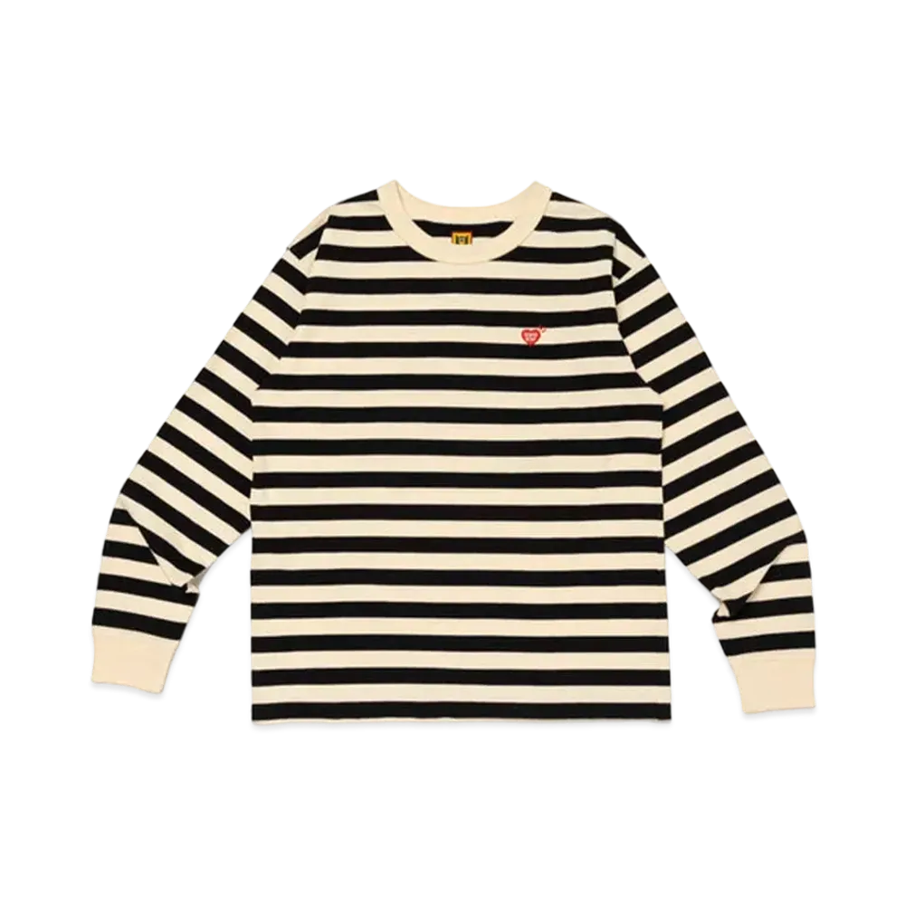 HUMAN MADE Striped L/S T-Shirt "Beige"