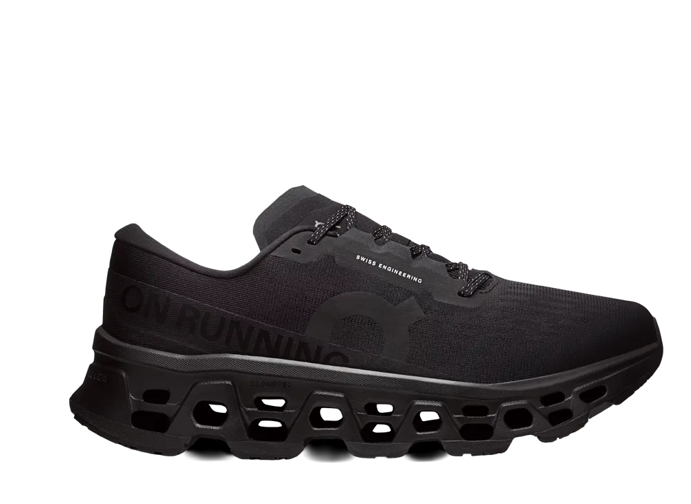 On Cloudmonster 3 Wide "Black"