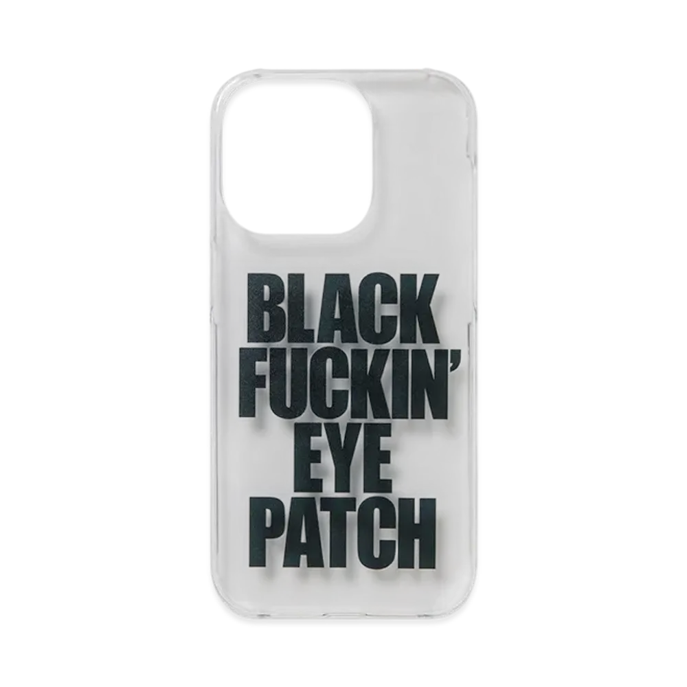 BlackEyePatch BFEP iPhone Case "Clear/Black"