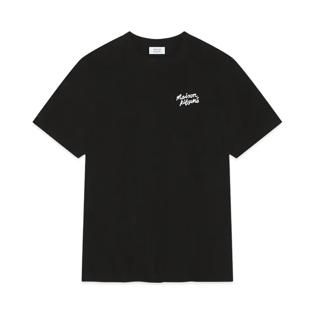 Maison Kitsune Handwriting Comfort T-shirt "Black/White"