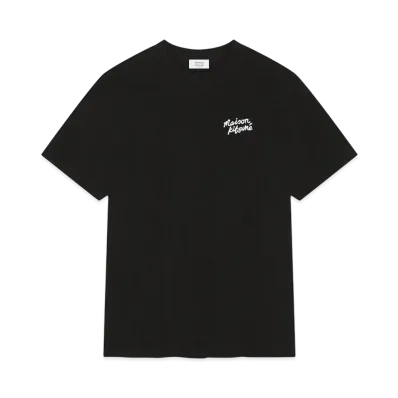 Maison Kitsune Handwriting Comfort T-shirt "Black/White"