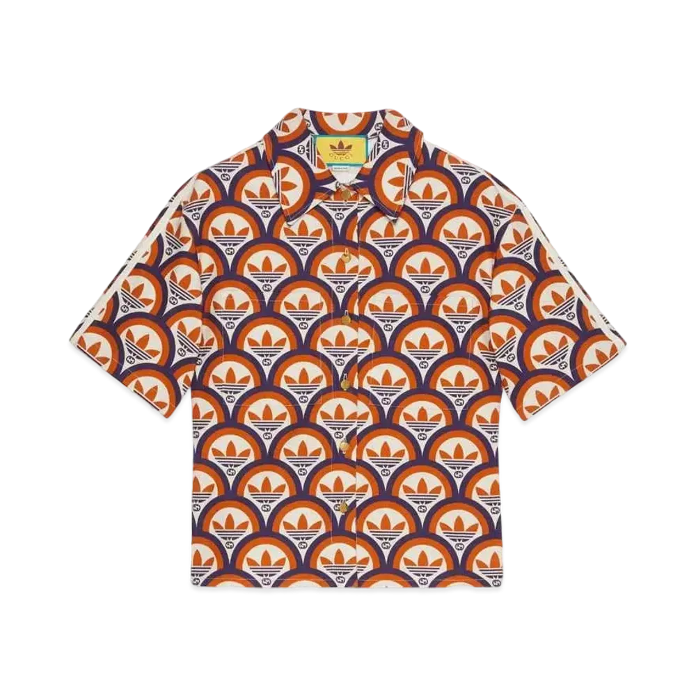adidas x GUCCI Interlocking G & Trefoil Shirt "Multi"