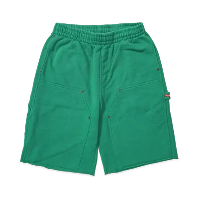 Supreme Double Knee Painter Sweatshort "Green"