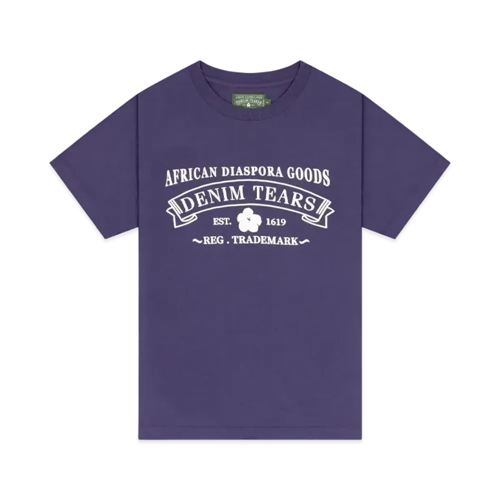 DENIM TEARS ADG Tee Washed "Purple"