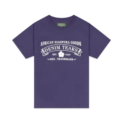 DENIM TEARS ADG Tee Washed "Purple"