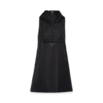 PRADA Women's Re-Nylon Mini-Dress "Black"