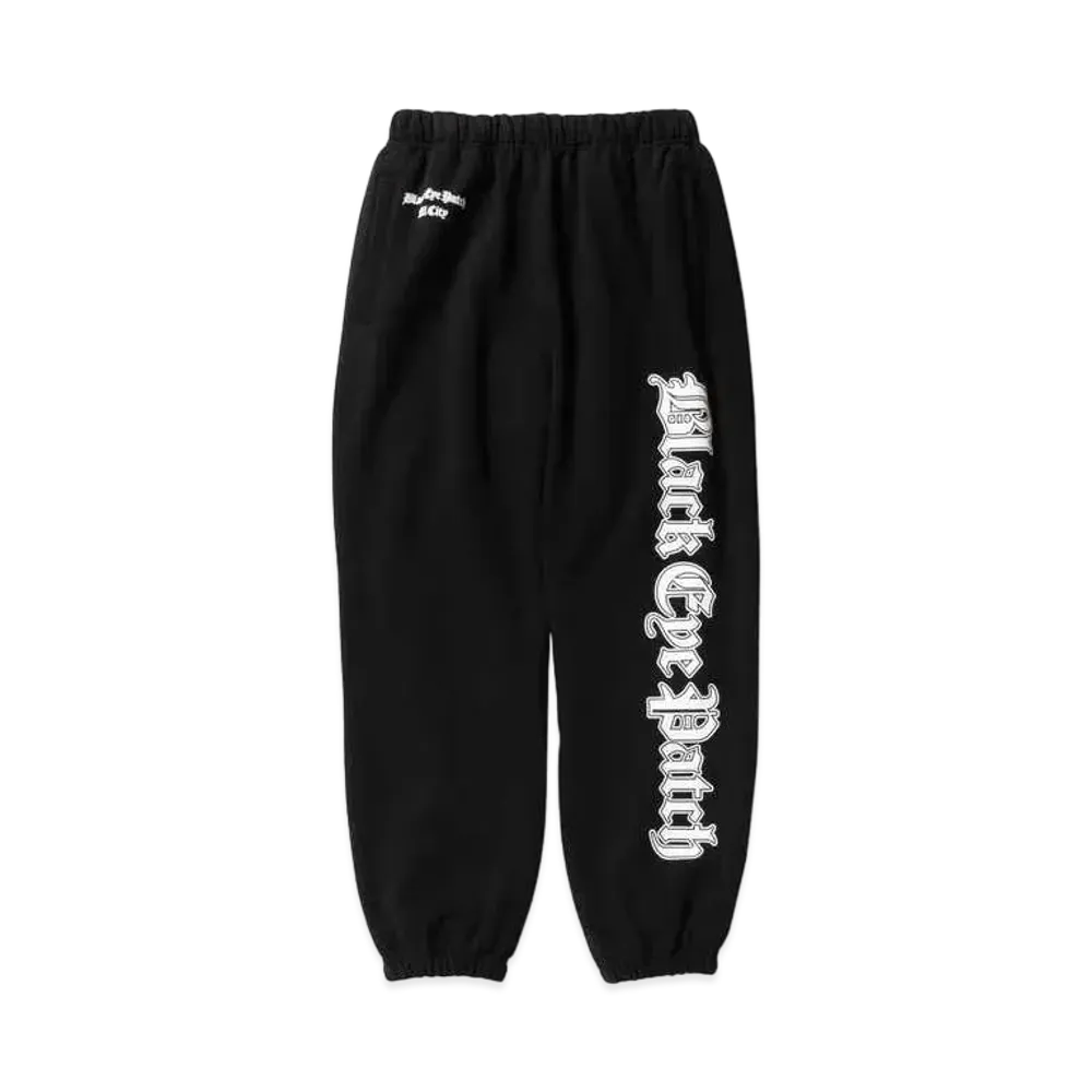 BlackEyePatch ALL CITY BLACKLETTER SWEAT PANTS "Black"