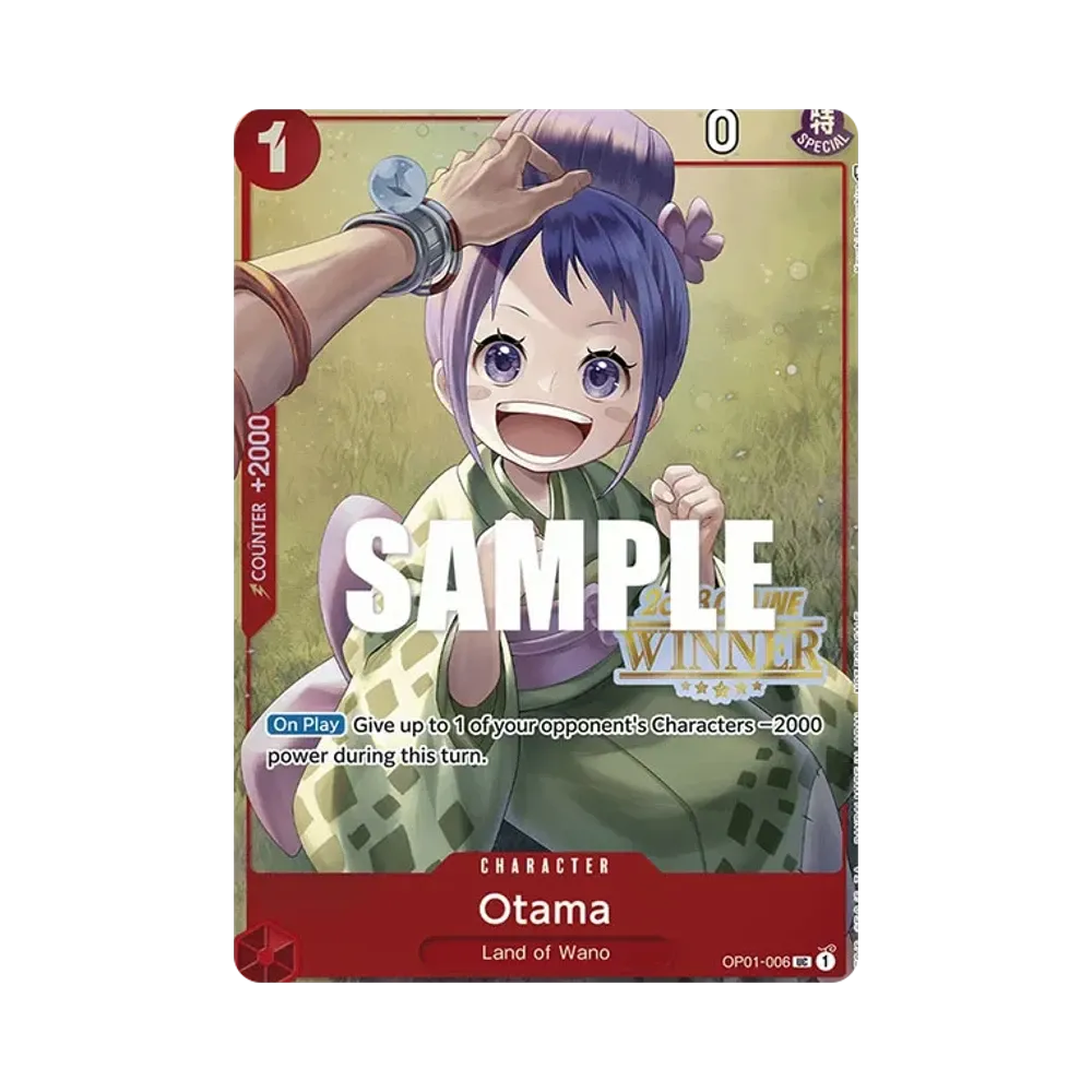 お玉 UC [OP01-006]【英語版】(プロモーションカード「オンライン地域 2023 チャンピオンカードセット Vol.2」)
