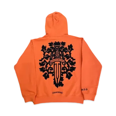 Chrome Hearts Vine Dagger Hoodie "Orange"