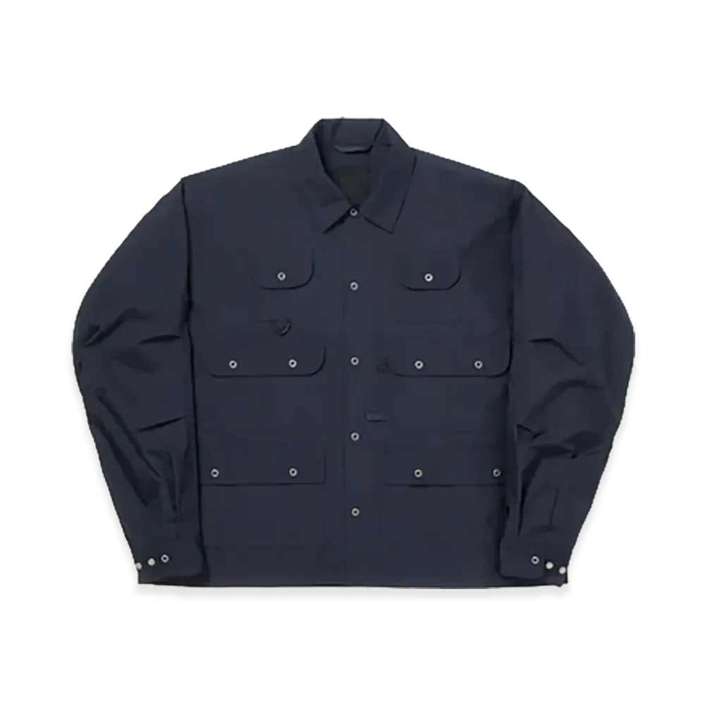 DAIWA PIER39 Women's Tech Multi Fishing Pocket Shirt L/S Solid "Dark Navy"
