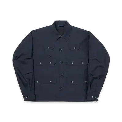 DAIWA PIER39 Women's Tech Multi Fishing Pocket Shirt L/S Solid "Dark Navy"